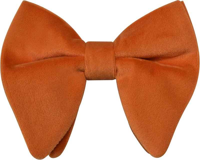 Branduce Velvet Bow Ties for Men Oversize Pre-tie Bowtie Tuxedo Bowties for Wedding - Image 1